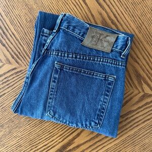 CALVIN KLEIN Easy Fit Jeans - Dark Sandblast Blue